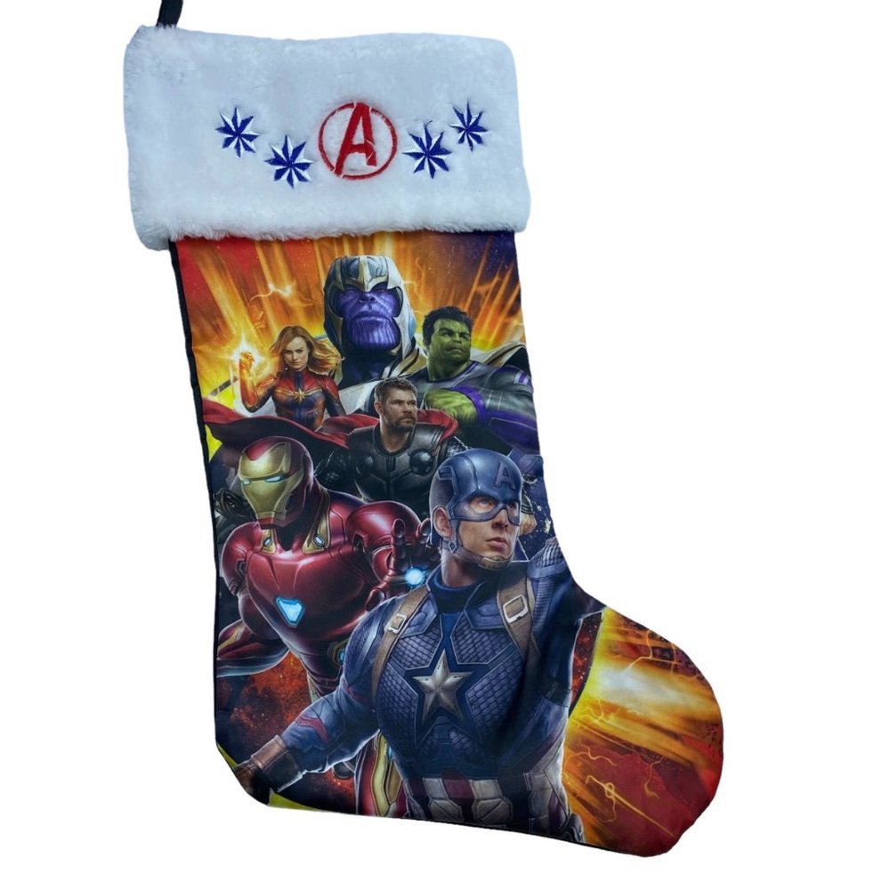 Marvel‎ Cinematic Universe Avengers Endgame Superhero Christmas Stocking 19”